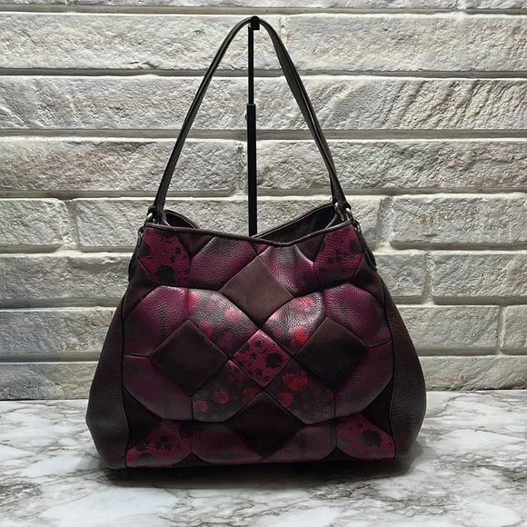 Coach Patchwork Leather Bag Rare - Picture 4 of 16